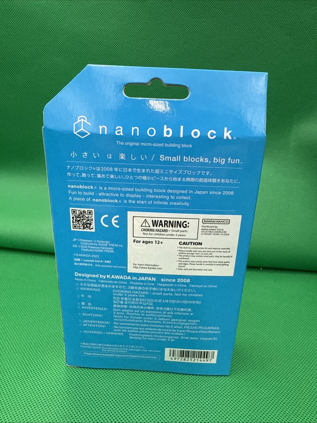 Pokemon Mimikyu Nanoblock 052 w 200 Pieces for Ages 12+ Micro Sz Building Blocks - toyscardscomics