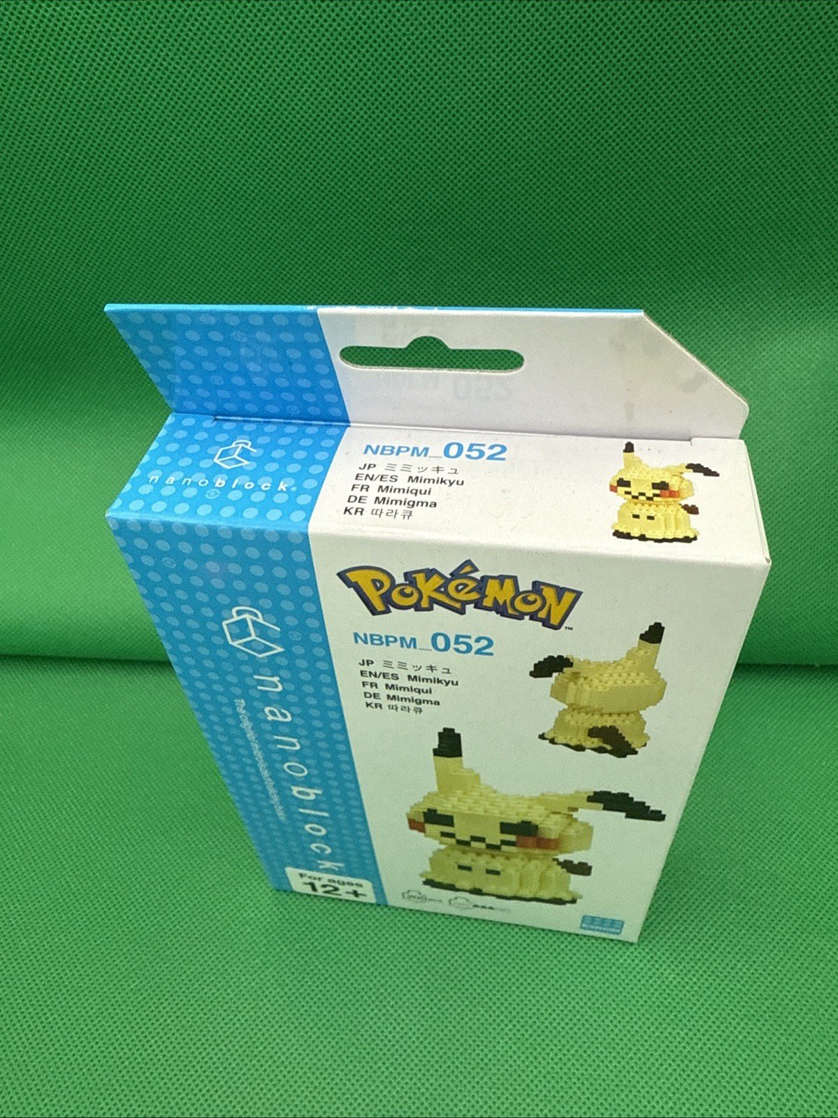 Pokemon Mimikyu Nanoblock 052 w 200 Pieces for Ages 12+ Micro Sz Building Blocks - toyscardscomics