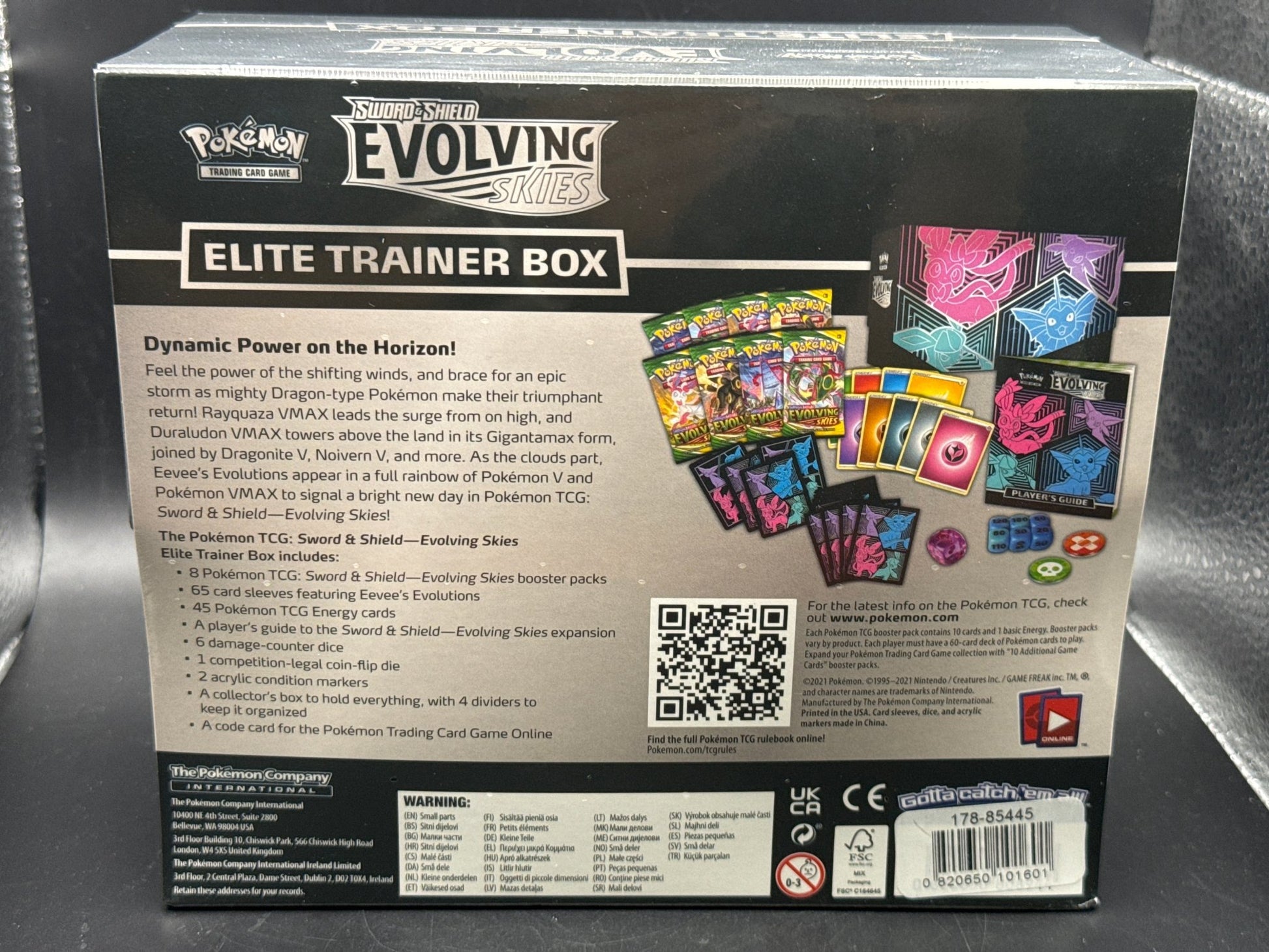 Pokemon TCG Sword & Shield Evolving Skies Elite Trainer Box ETB Factory Sealed - toyscardscomics