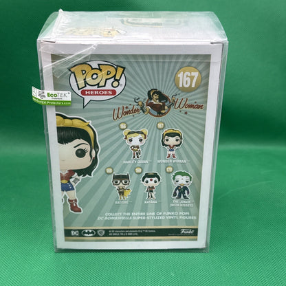 Pop Heroes DC Comics Bombshells 167 Wonder Woman Chase Funko 28537 - toyscardscomics