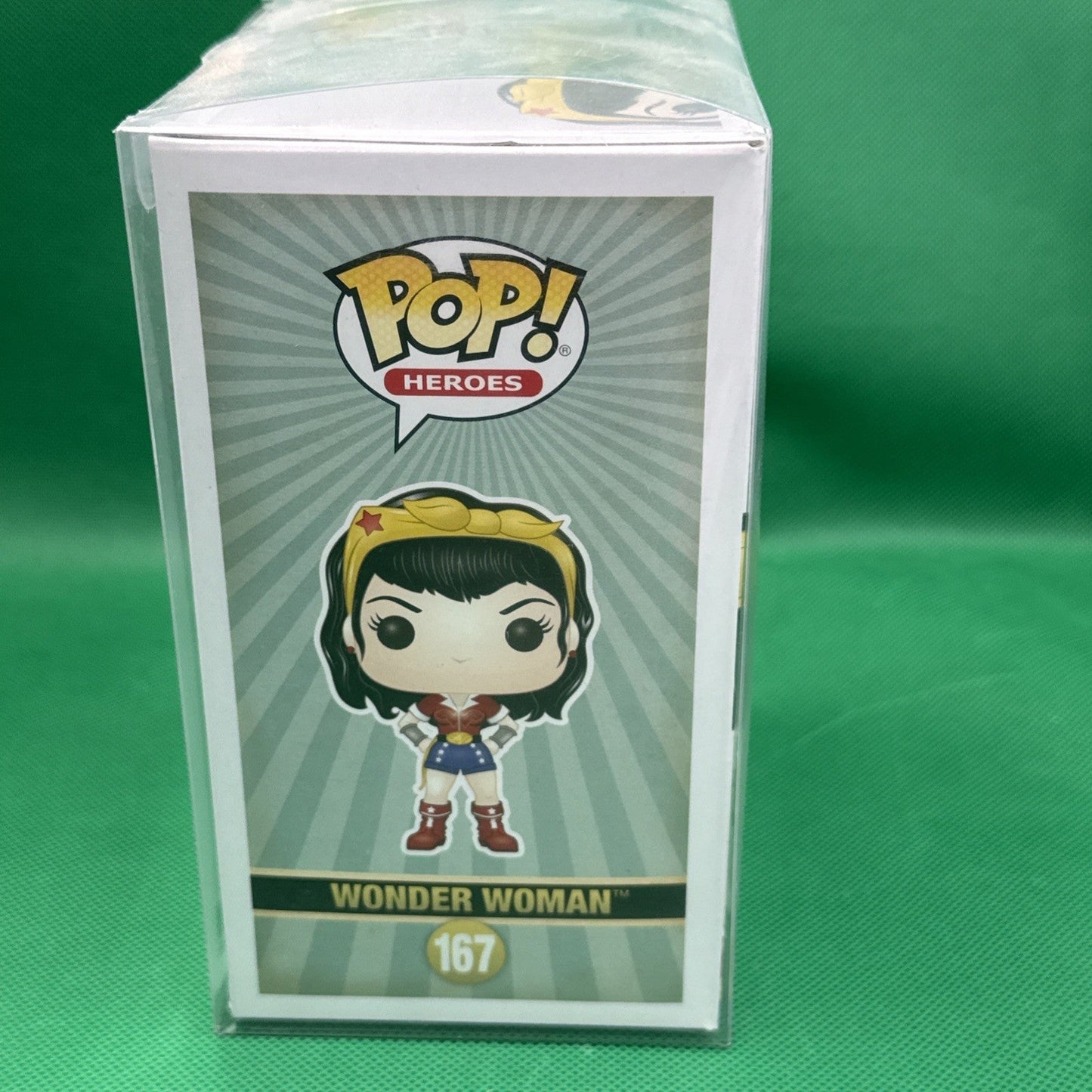 Pop Heroes DC Comics Bombshells 167 Wonder Woman Chase Funko 28537 - toyscardscomics