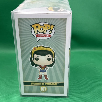 Pop Heroes DC Comics Bombshells 167 Wonder Woman Chase Funko 28537 - toyscardscomics