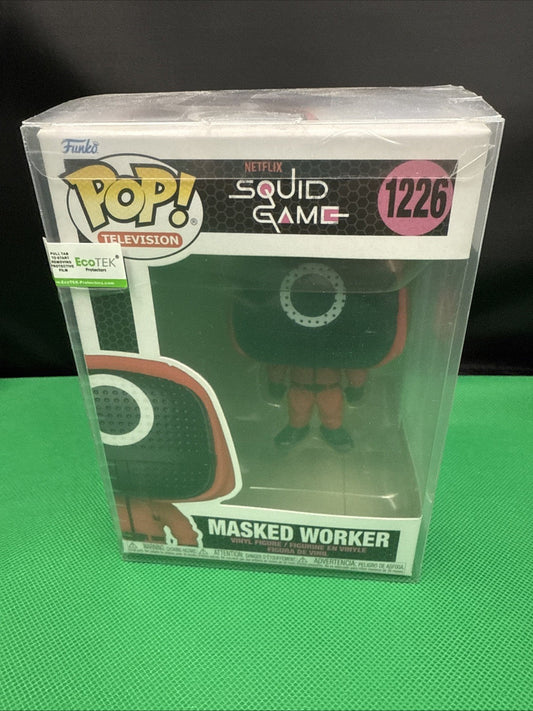 Pop Television Squid Game 3.75 Inch Action Figure - Masked Worker 1226 - toyscardscomics