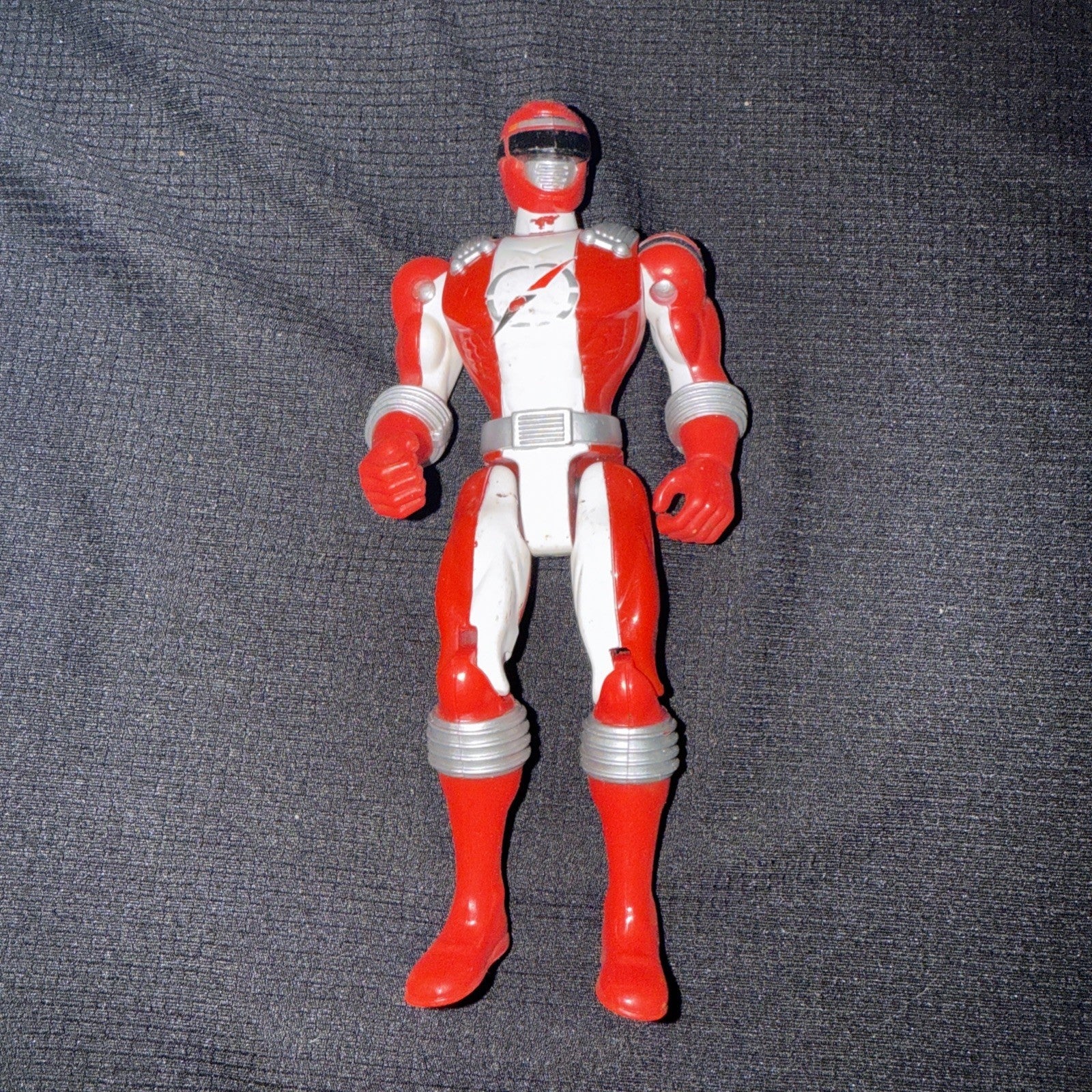 Power Ranger Overdrive Red Ranger 2006 Bandai 5” Tall Action Figure Only - toyscardscomics