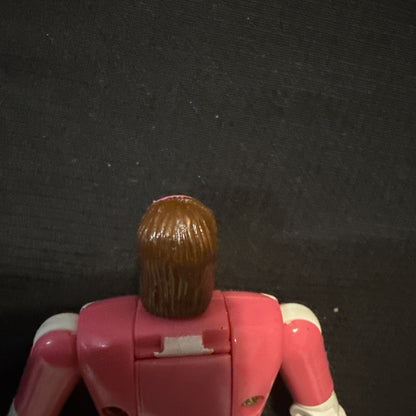 Power Rangers 1993 Auto Morphin Kimberly Pink Ranger Bandai Flip Head - toyscardscomics