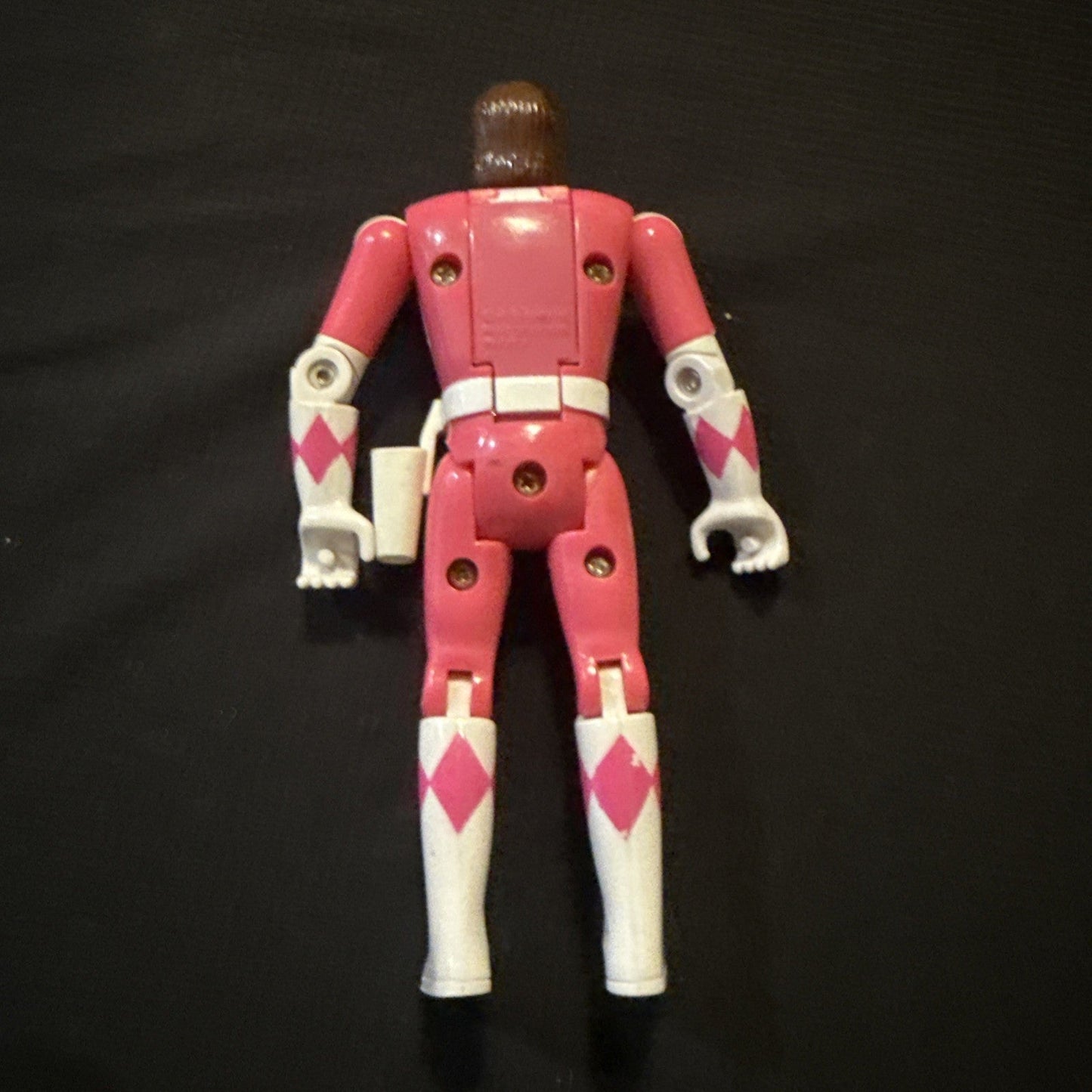 Power Rangers 1993 Auto Morphin Kimberly Pink Ranger Bandai Flip Head - toyscardscomics