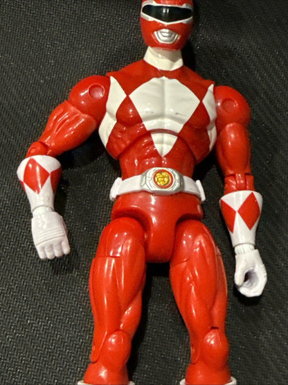 Power Rangers 20th Anniversary Armored Red Ranger Figure - toyscardscomics