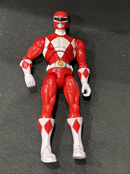 Power Rangers 20th Anniversary Armored Red Ranger Figure - toyscardscomics