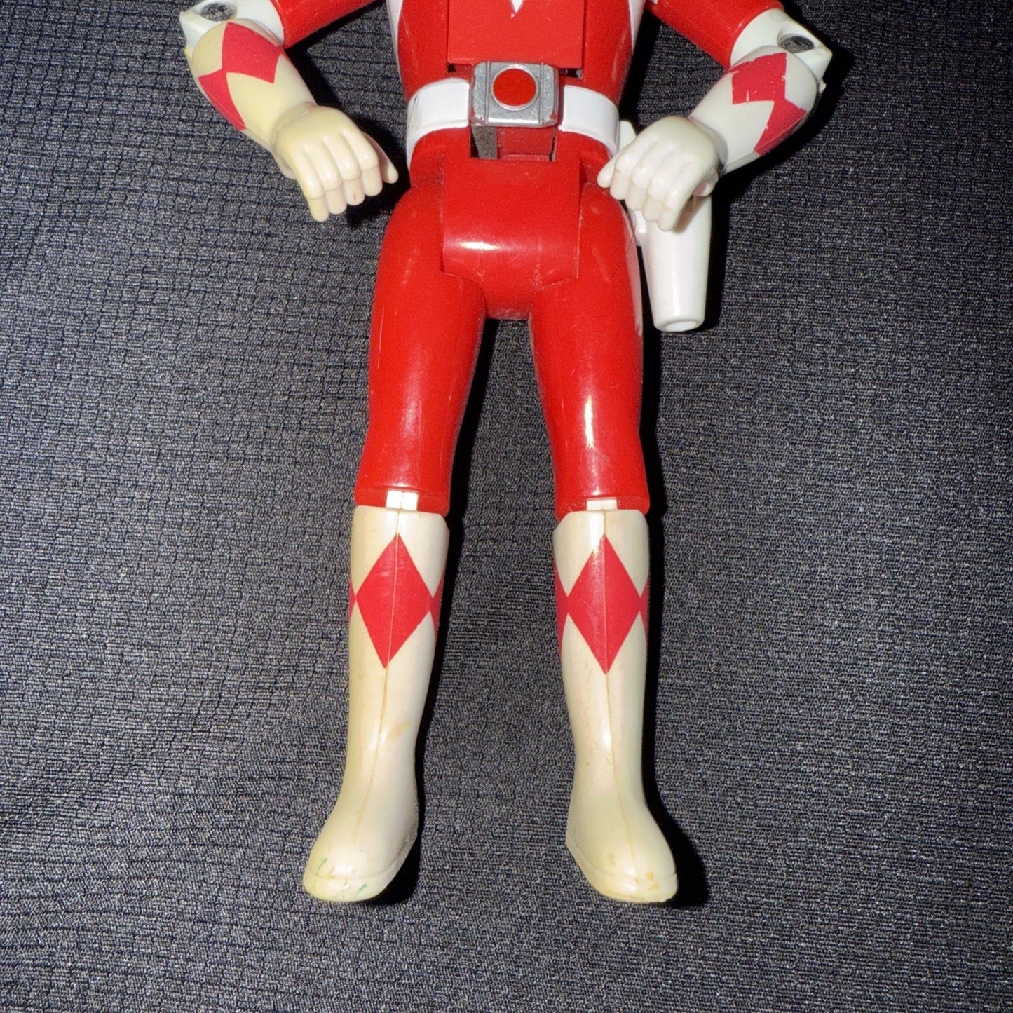 Power Rangers Auto Morphin Red Ranger Loose Action Figure Bandai 1994 5 1/2” - toyscardscomics