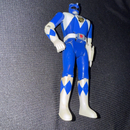 Power Rangers Bandai 1993 5.5" Billy Blue Ranger With Flip Head Mighty Morphin - toyscardscomics