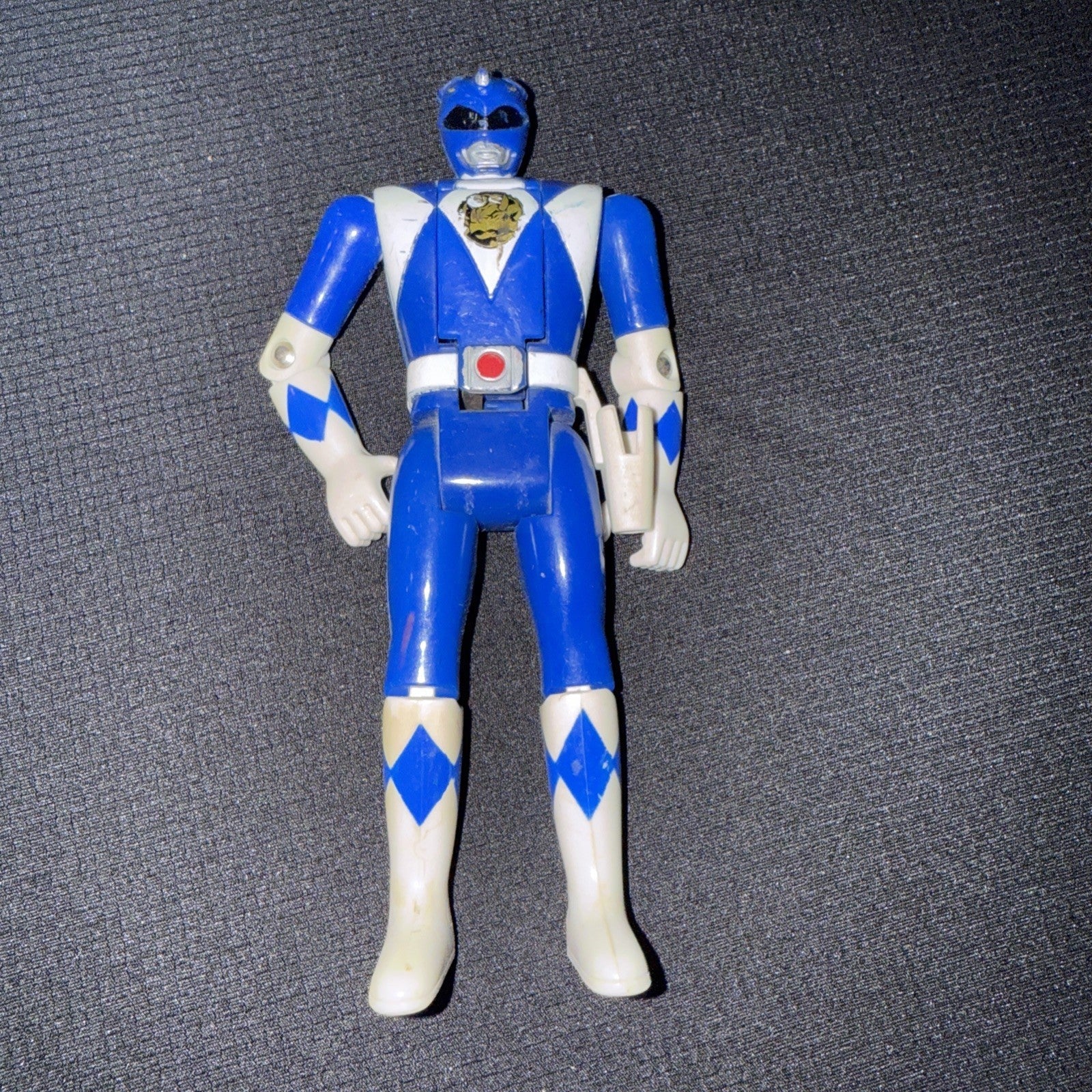 Power Rangers Bandai 1993 5.5" Billy Blue Ranger With Flip Head Mighty Morphin - toyscardscomics