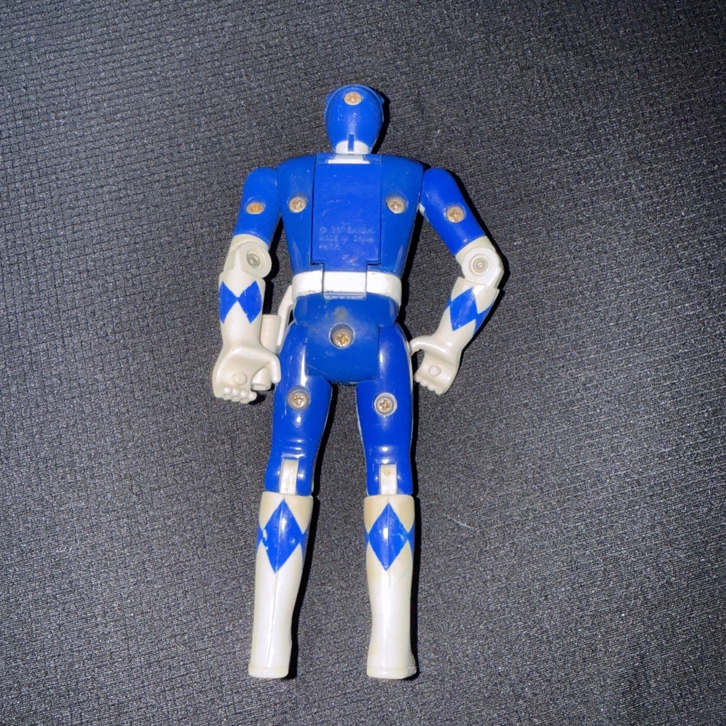 Power Rangers Bandai 1993 5.5" Billy Blue Ranger With Flip Head Mighty Morphin - toyscardscomics