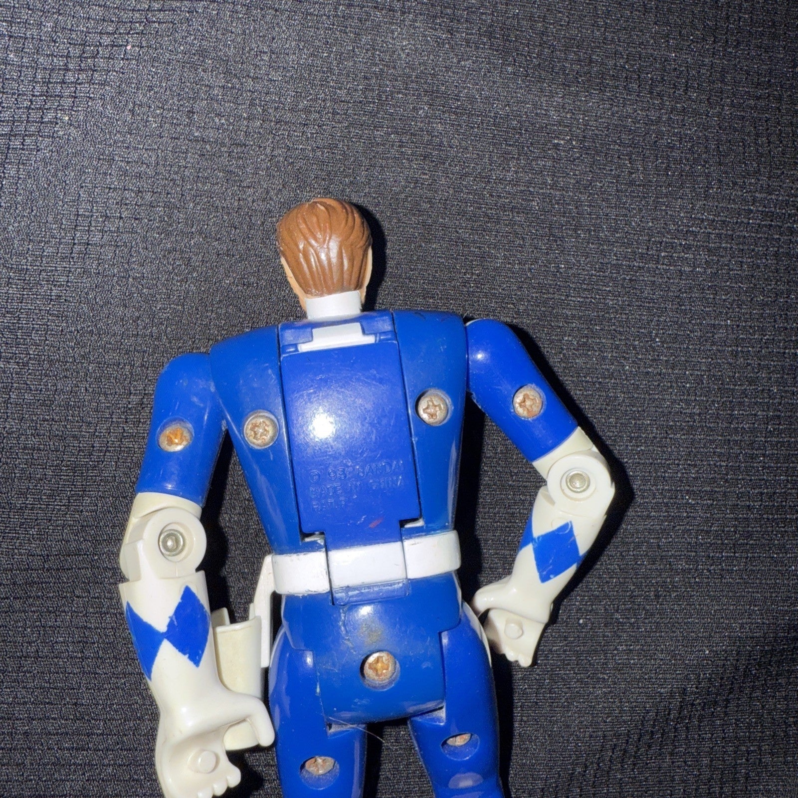 Power Rangers Bandai 1993 5.5" Billy Blue Ranger With Flip Head Mighty Morphin - toyscardscomics