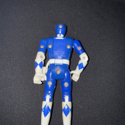 Power Rangers Bandai 1993 5.5" Billy Blue Ranger With Flip Head Mighty Morphin - toyscardscomics
