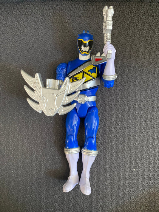 Power Rangers Bandai Dino Charge Double Strike Blue Ranger 6.5 in Action Figure - toyscardscomics