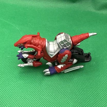 Power Rangers Dino Thunder Red Raptor Cycle 1:64 Die - cast Bandai 2003 - toyscardscomics