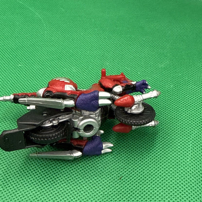 Power Rangers Dino Thunder Red Raptor Cycle 1:64 Die - cast Bandai 2003 - toyscardscomics