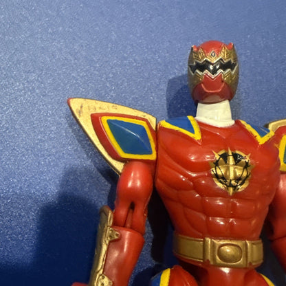POWER RANGERS DINO THUNDER Red Triassic Ranger Action Figure - toyscardscomics