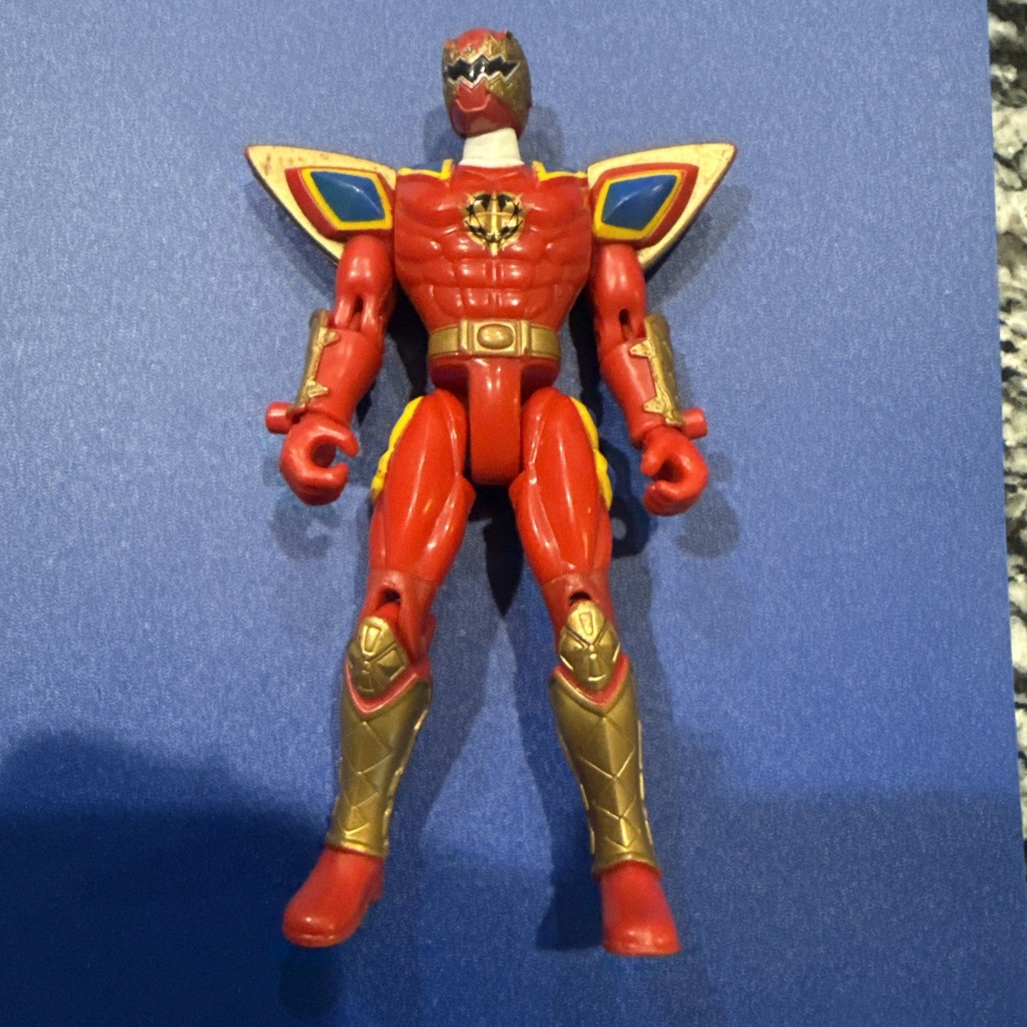 POWER RANGERS DINO THUNDER Red Triassic Ranger Action Figure - toyscardscomics