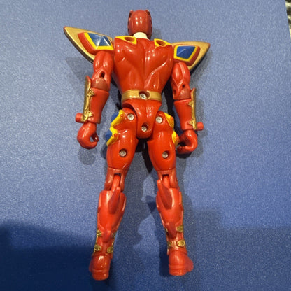 POWER RANGERS DINO THUNDER Red Triassic Ranger Action Figure - toyscardscomics