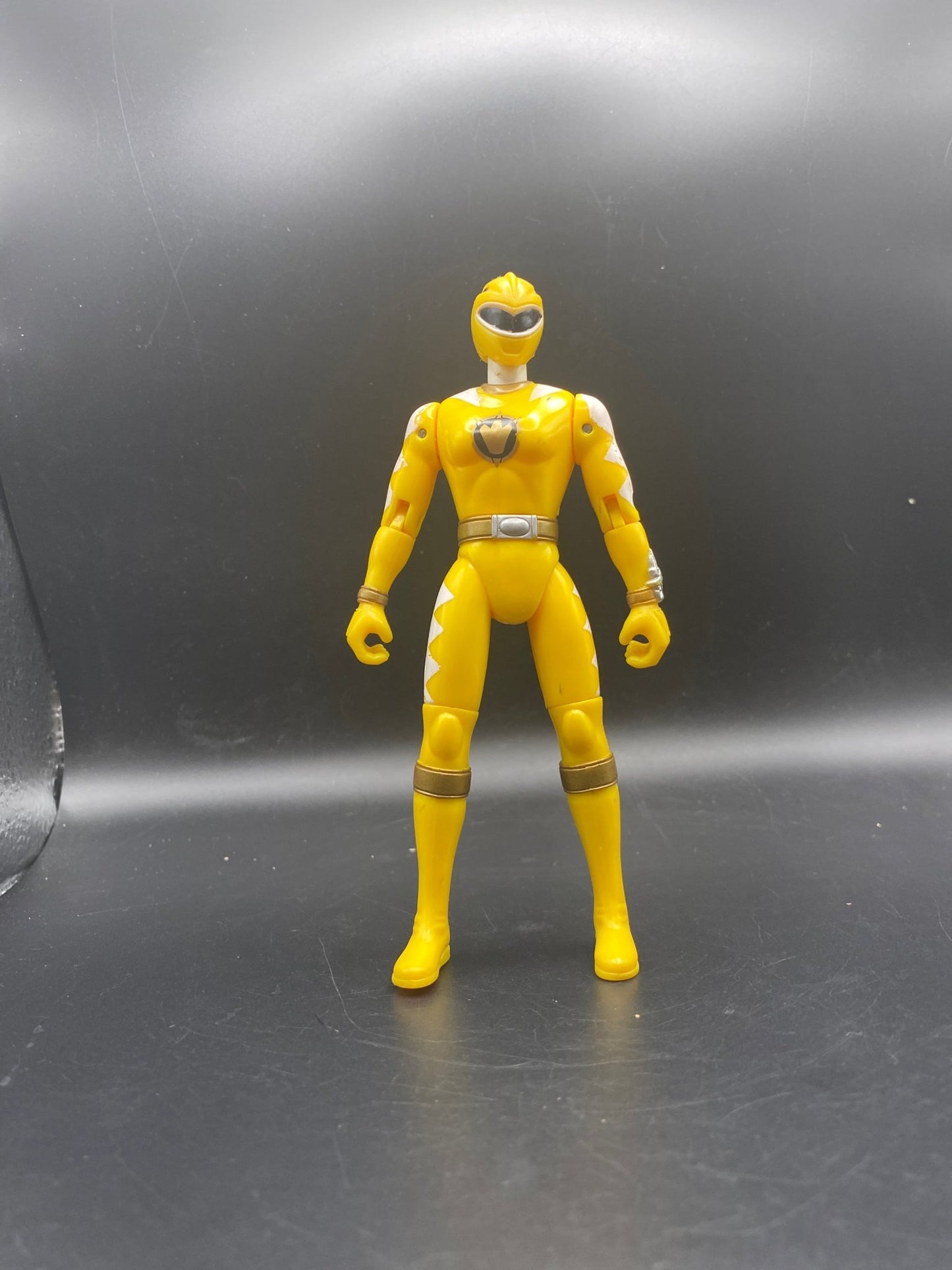 Power Rangers Dino Thunder Yellow 2003 Bandai Action Figure Season 12 Kira - toyscardscomics