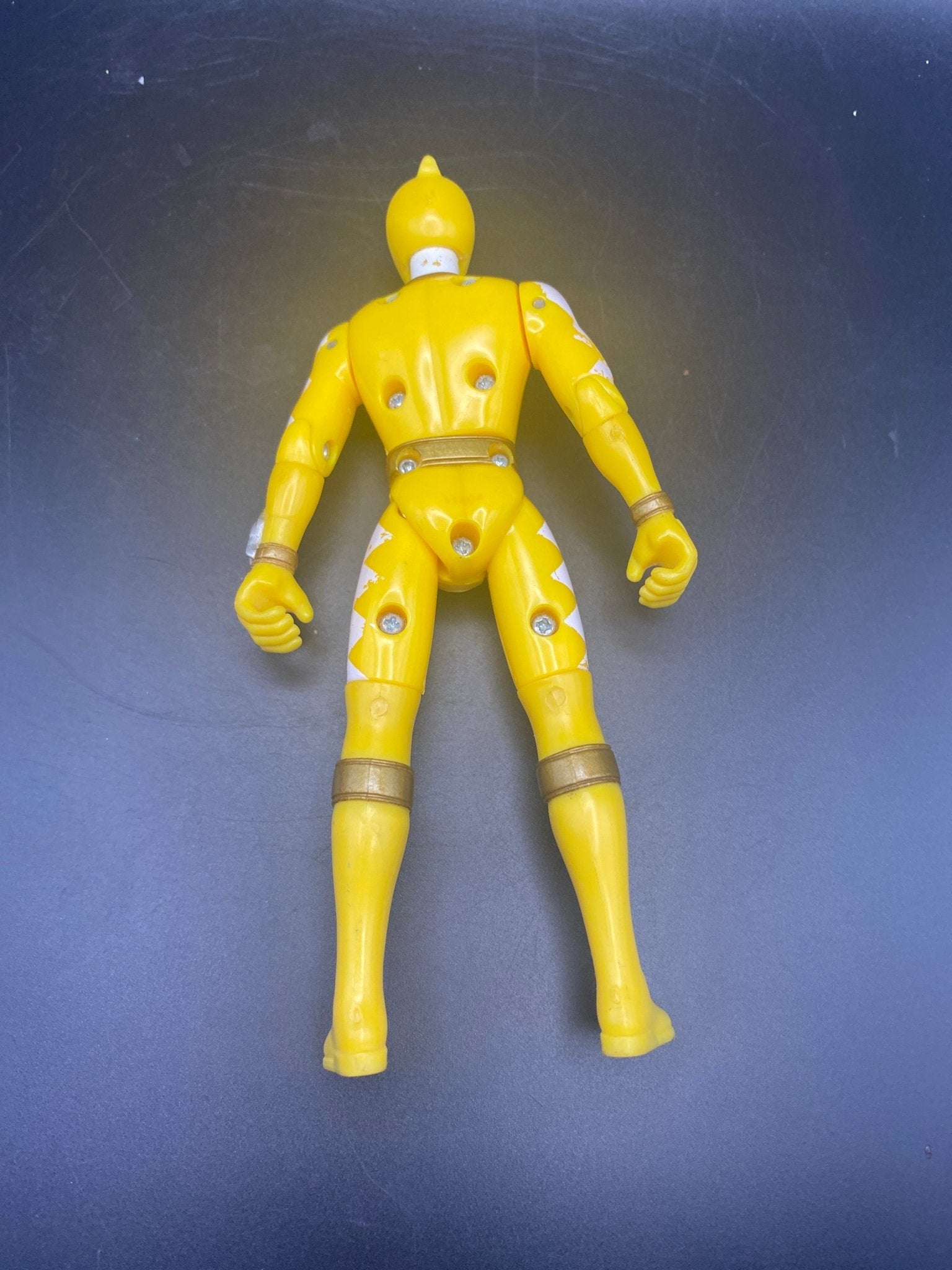 Power Rangers Dino Thunder Yellow 2003 Bandai Action Figure Season 12 Kira - toyscardscomics