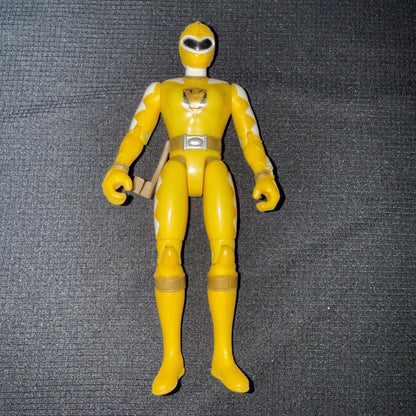Power Rangers Dinothunder _ Yellow Ranger / Kira Ford w/ Holster_ Figure Only - toyscardscomics