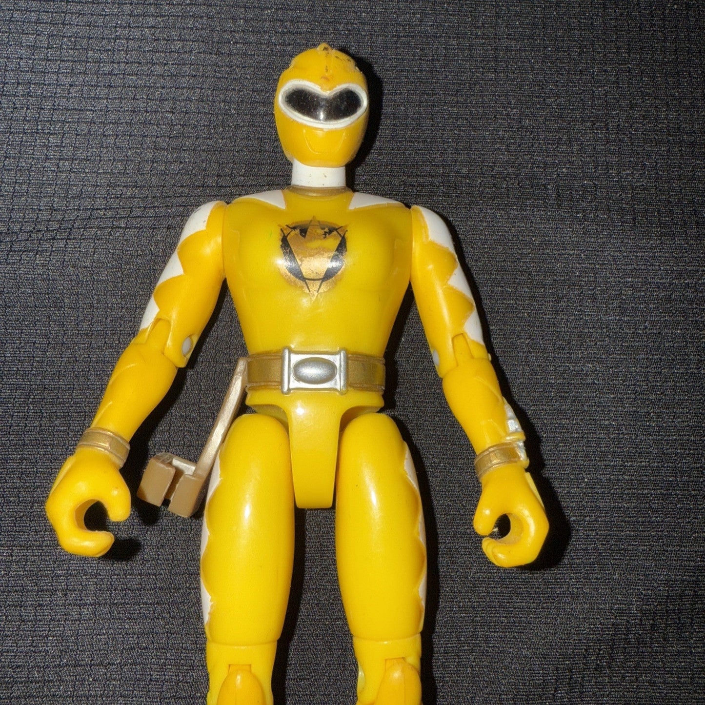 Power Rangers Dinothunder _ Yellow Ranger / Kira Ford w/ Holster_ Figure Only - toyscardscomics