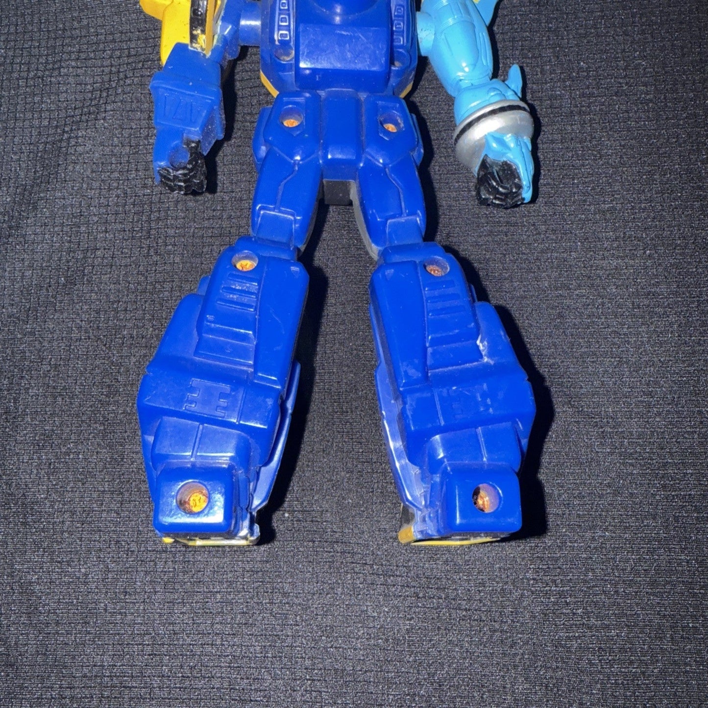 Power Rangers Figurine Ninja Storm Lightning Megazord 5 inch 2002 Bandai - toyscardscomics