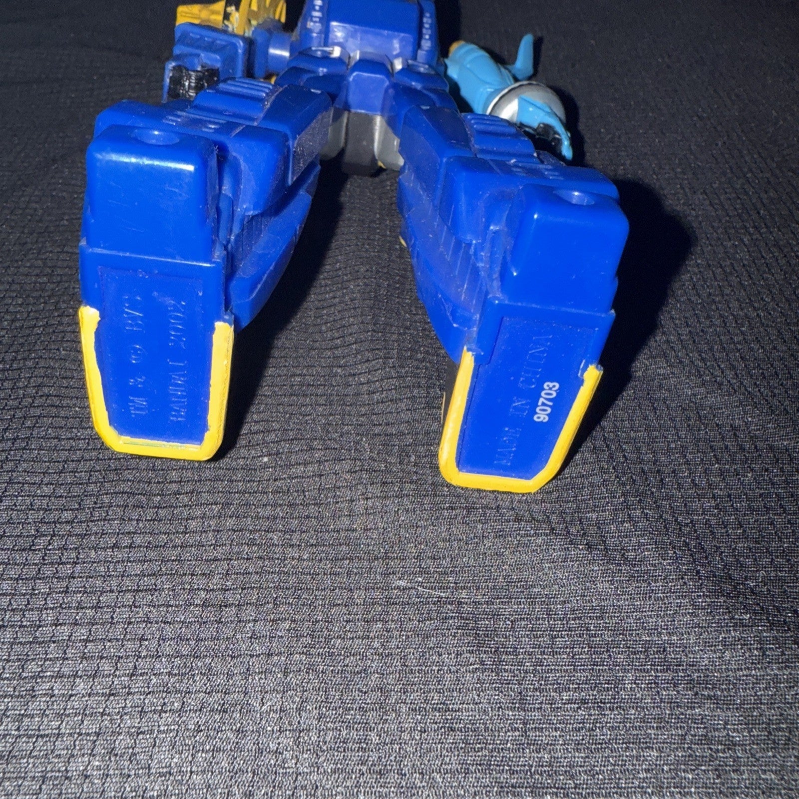 Power Rangers Figurine Ninja Storm Lightning Megazord 5 inch 2002 Bandai - toyscardscomics