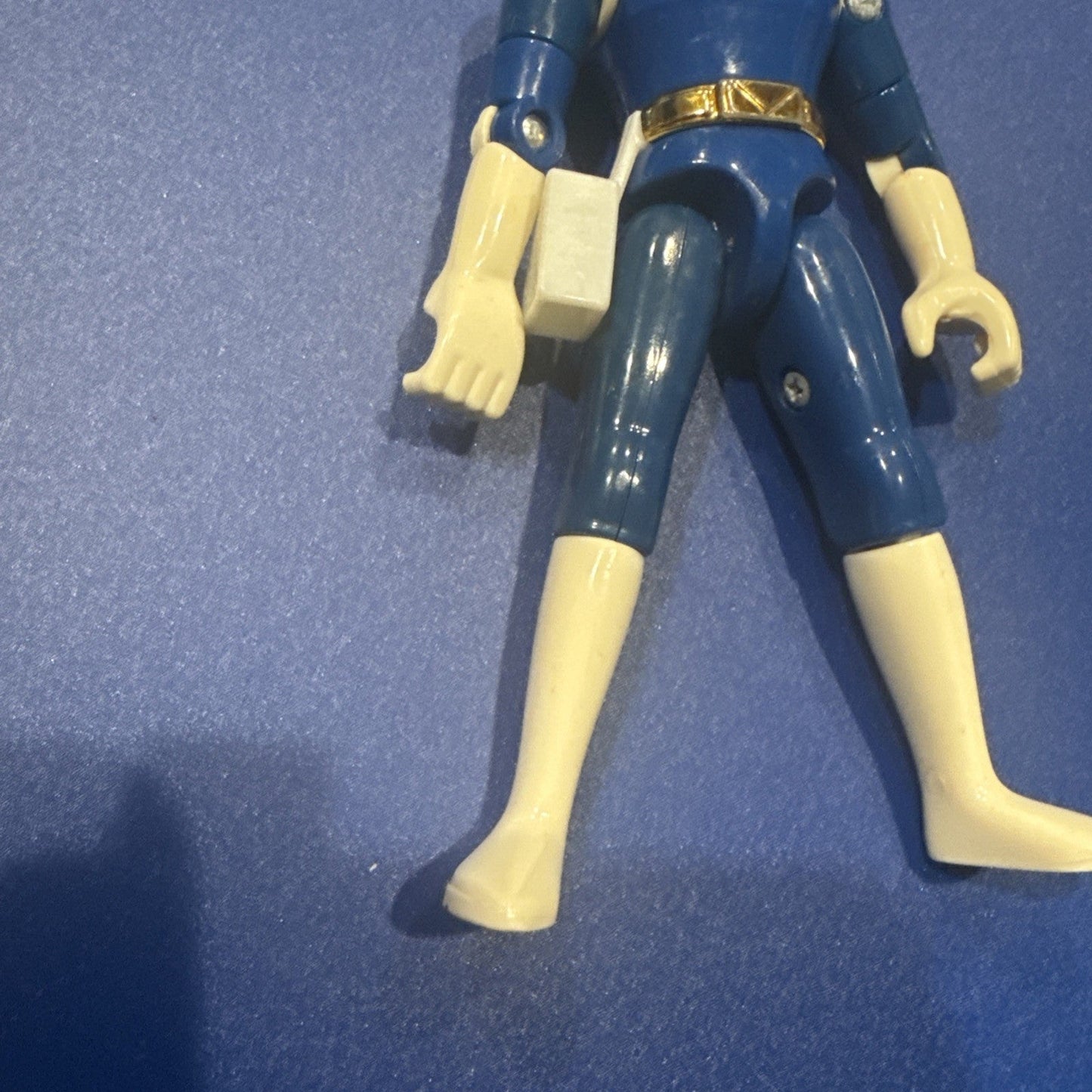 Power Rangers In Space - Blue Ranger - Action Figure By Bandai 1997 - toyscardscomics