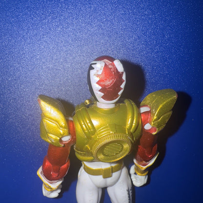 Power Rangers Megaforce Armored Ultra Mode Red Ranger 4" Bandai - toyscardscomics