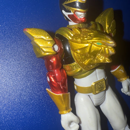 Power Rangers Megaforce Armored Ultra Mode Red Ranger 4" Bandai - toyscardscomics