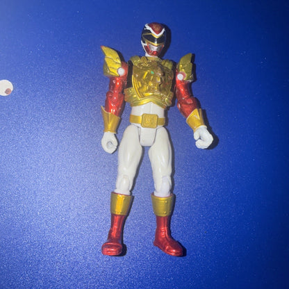 Power Rangers Megaforce Armored Ultra Mode Red Ranger 4" Bandai - toyscardscomics