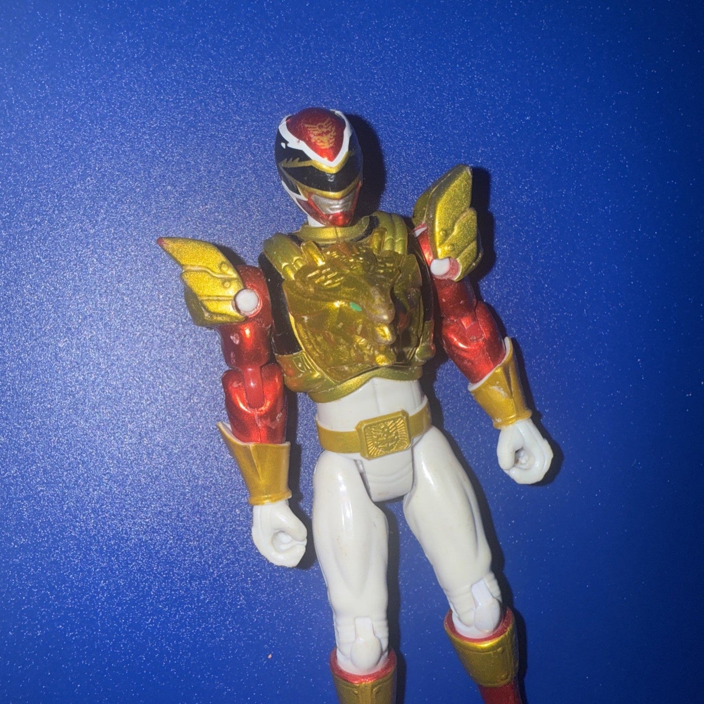 Power Rangers Megaforce Armored Ultra Mode Red Ranger 4" Bandai - toyscardscomics