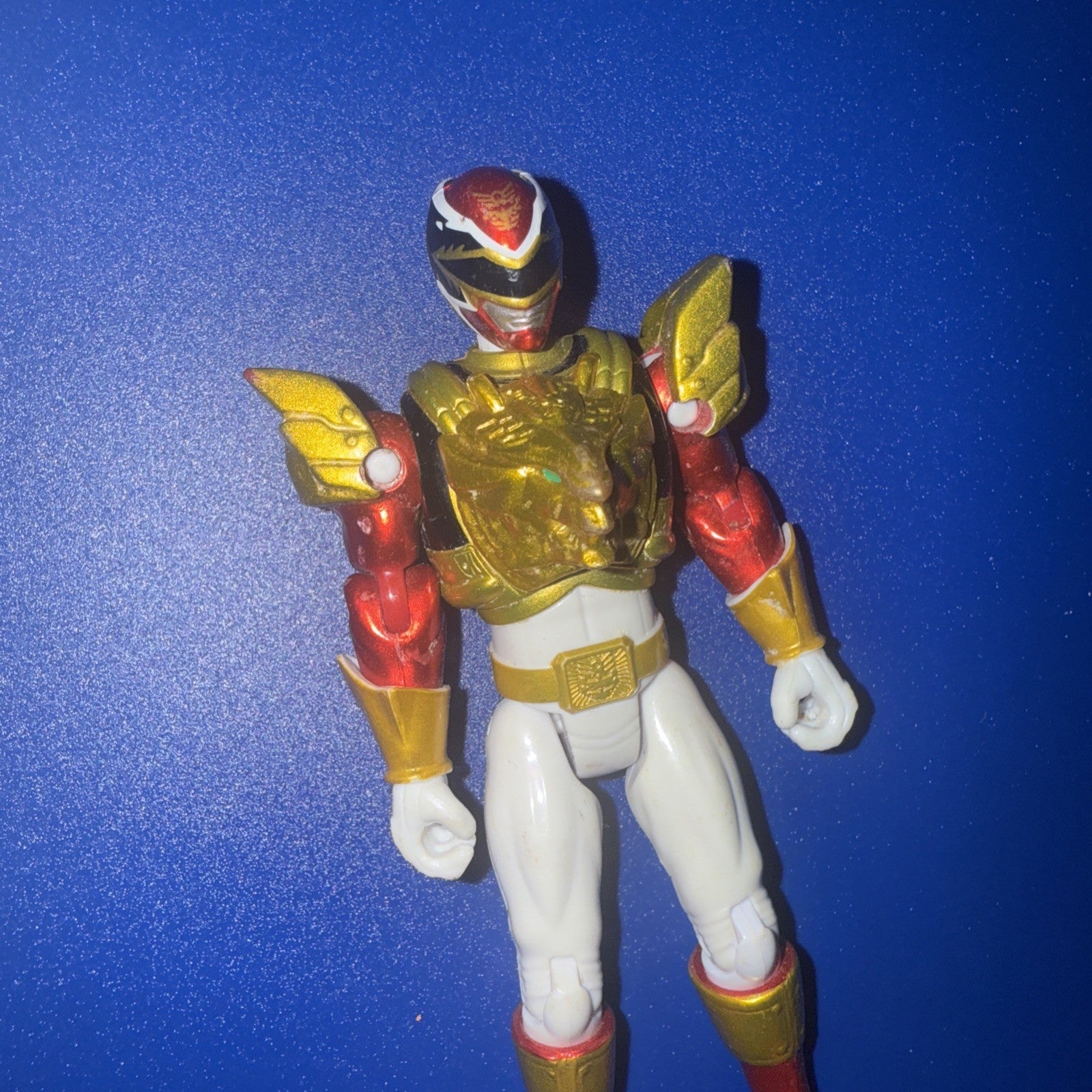Power Rangers Megaforce Armored Ultra Mode Red Ranger 4" Bandai - toyscardscomics