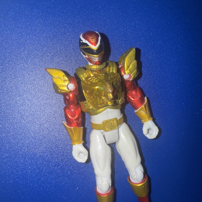 Power Rangers Megaforce Armored Ultra Mode Red Ranger 4" Bandai - toyscardscomics