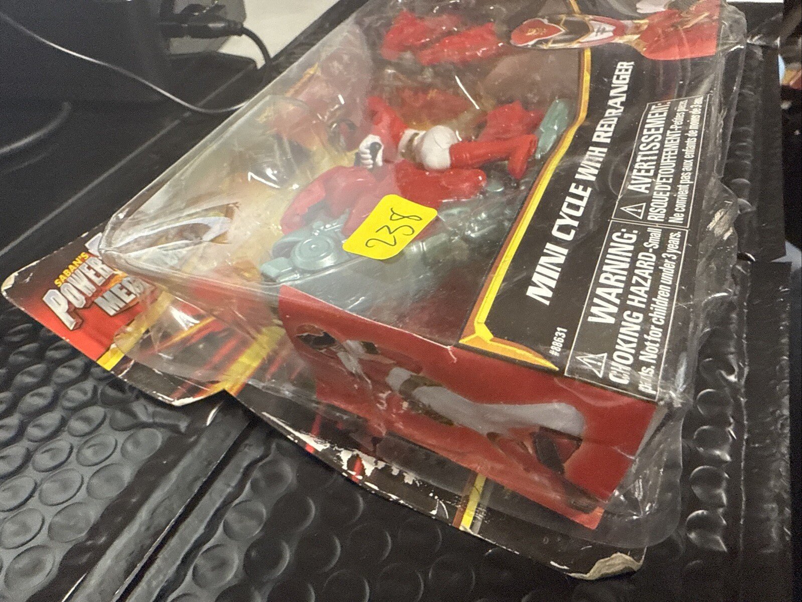 Power Rangers Megaforce Time Force Mini Cycle & Red Ranger - toyscardscomics