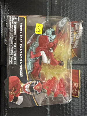 Power Rangers Megaforce Time Force Mini Cycle & Red Ranger