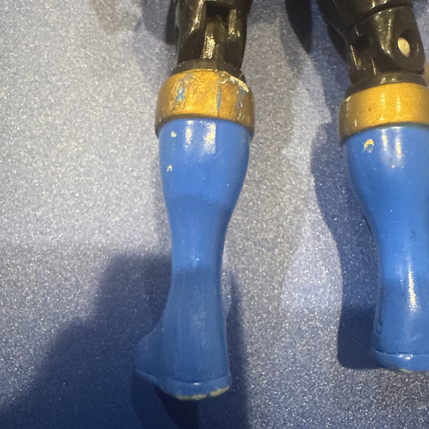 Power Rangers Ninja Storm Ninja Flash Navy Thunder Ranger 2002 Bandai - toyscardscomics