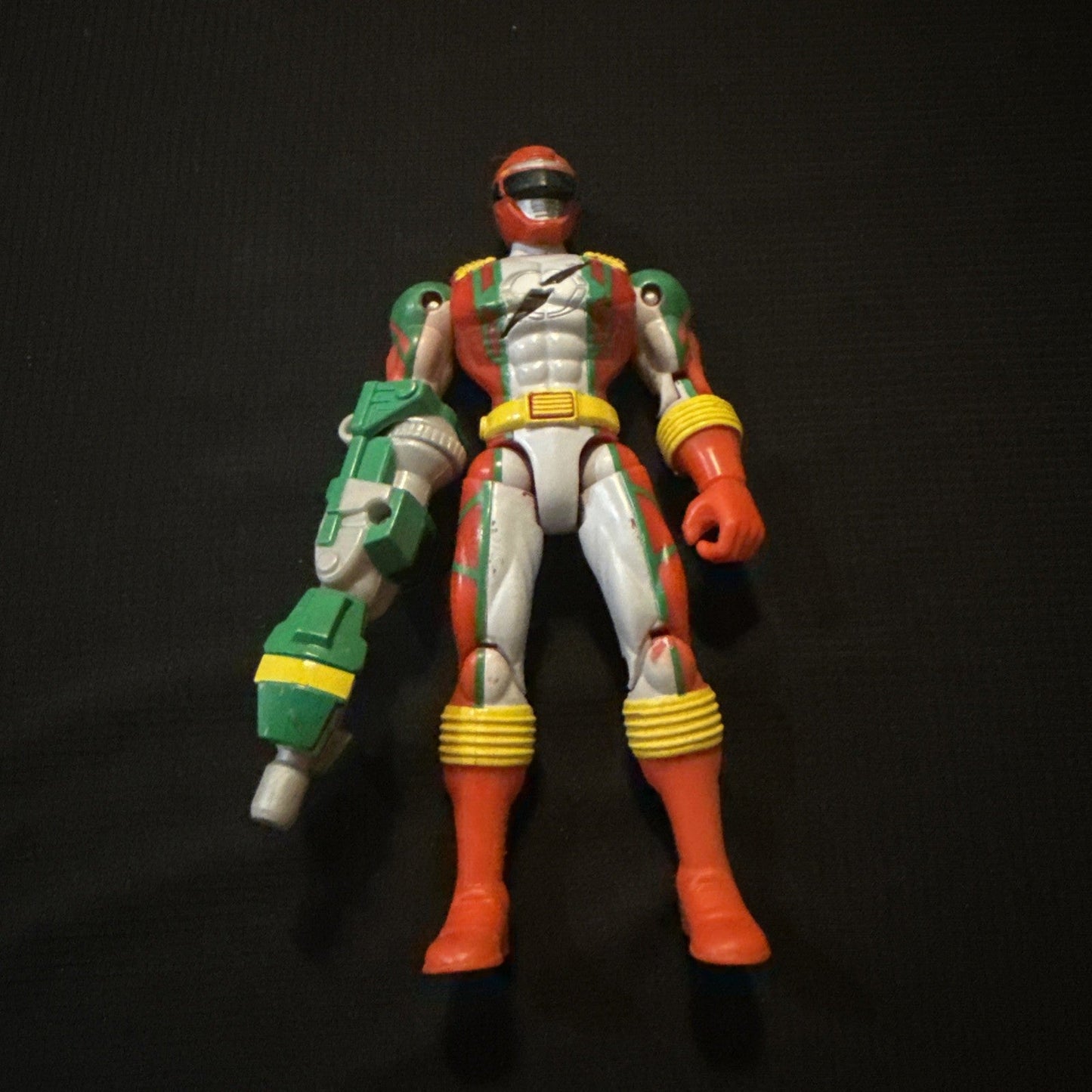 Power Rangers Operation Overdrive Red Power Ranger 2006 Figure Bandai - toyscardscomics