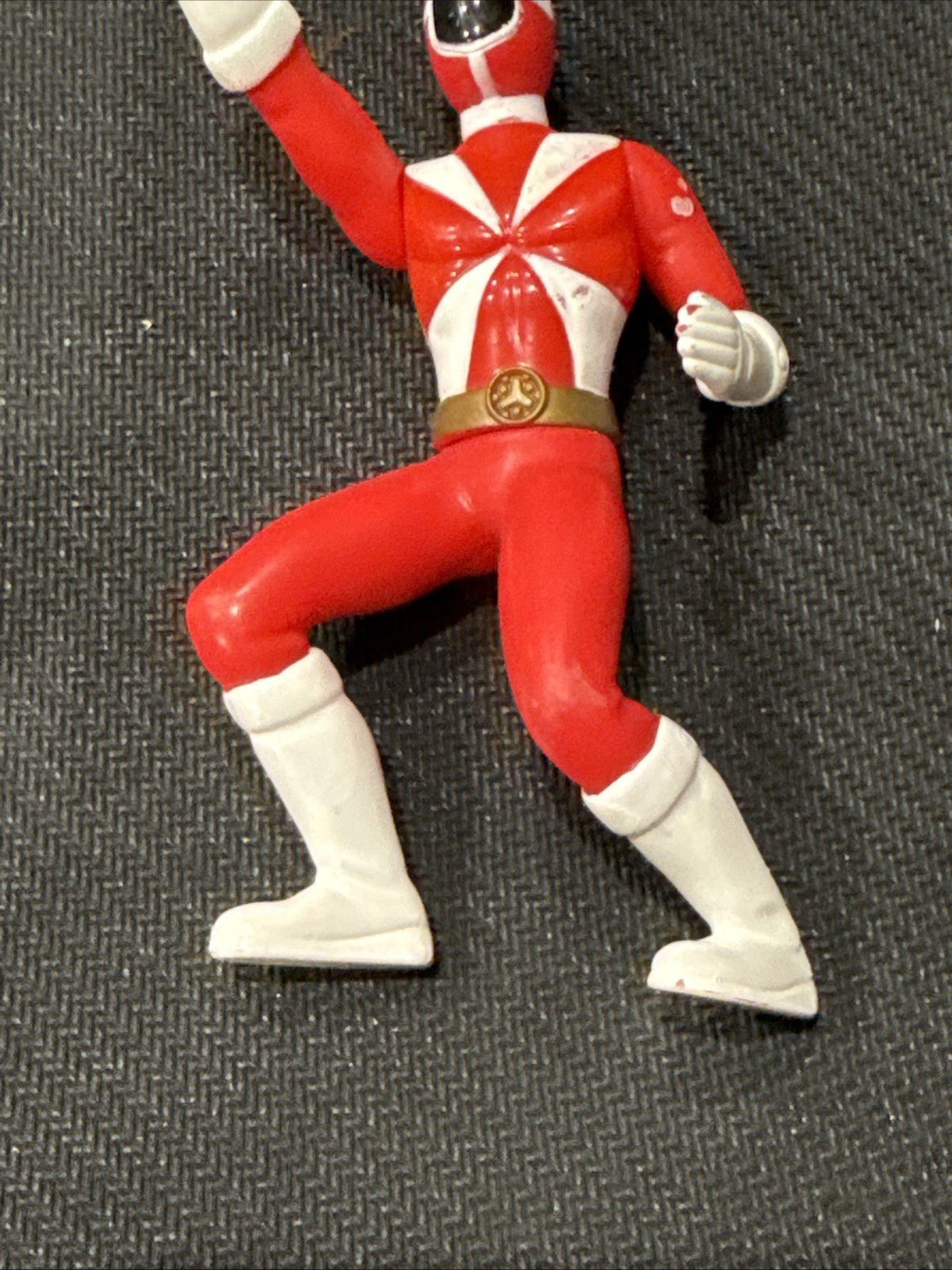 Power Rangers Red Ranger 4” Lightspeed Rescue McDonald's Action Figure Toy 2000 - toyscardscomics