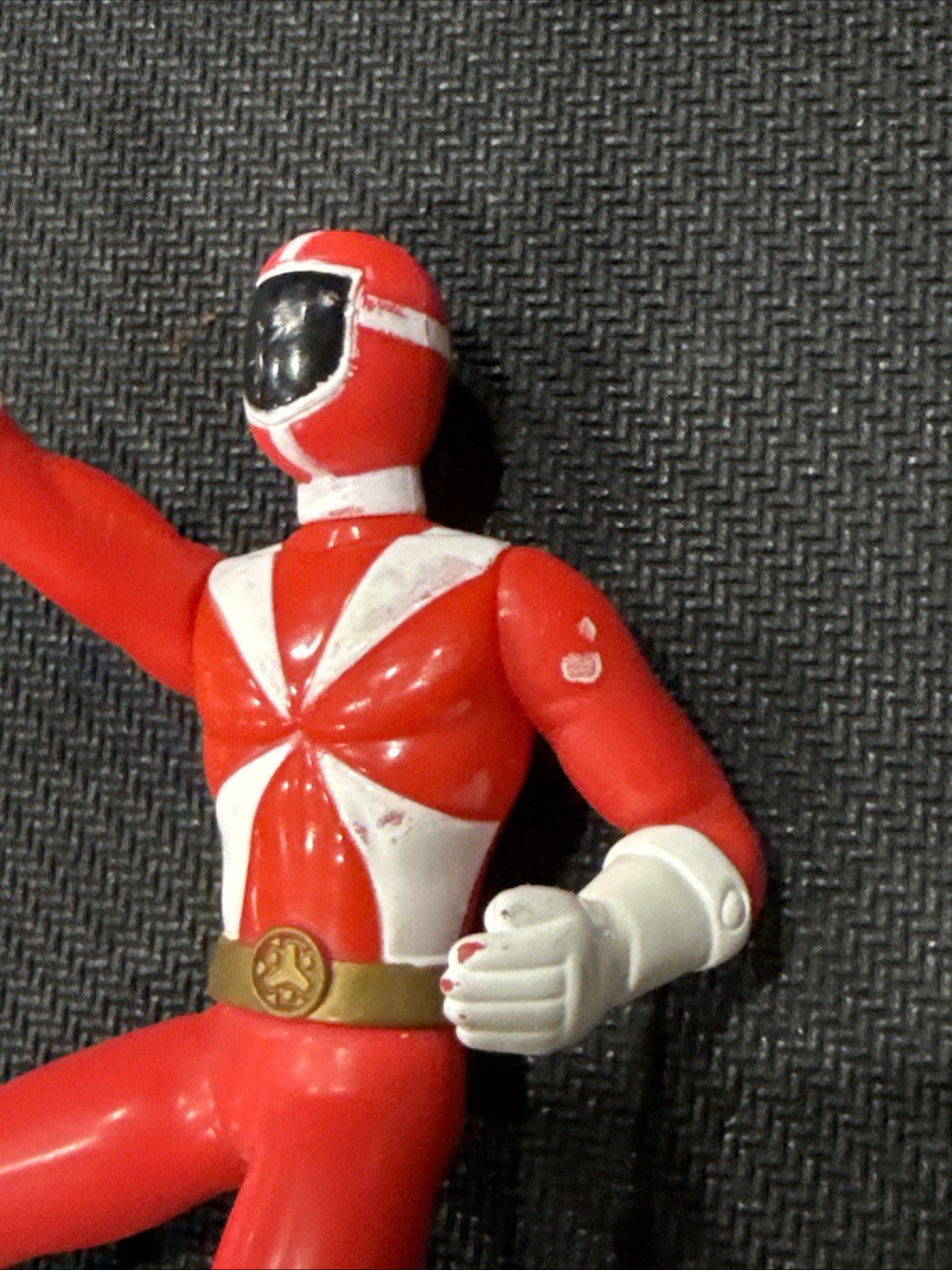 Power Rangers Red Ranger 4” Lightspeed Rescue McDonald's Action Figure Toy 2000 - toyscardscomics