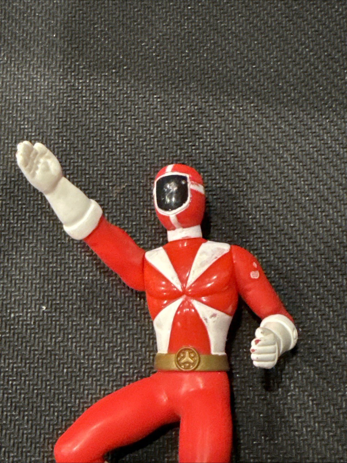 Power Rangers Red Ranger 4” Lightspeed Rescue McDonald's Action Figure Toy 2000 - toyscardscomics