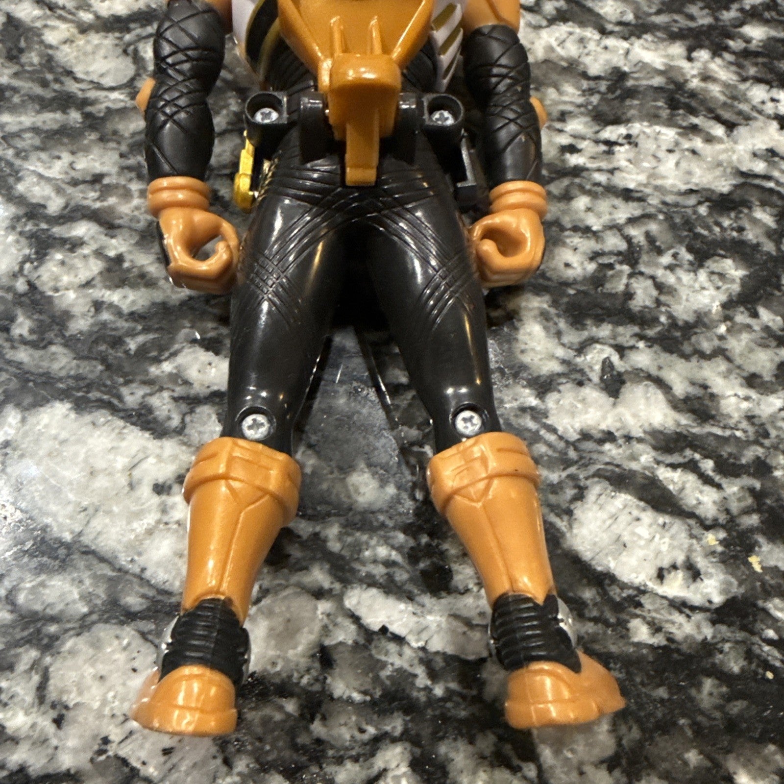 Power Rangers Samurai Gold Ranger Mega Mode 4” Action Figure Pvc Bandai Toy - toyscardscomics