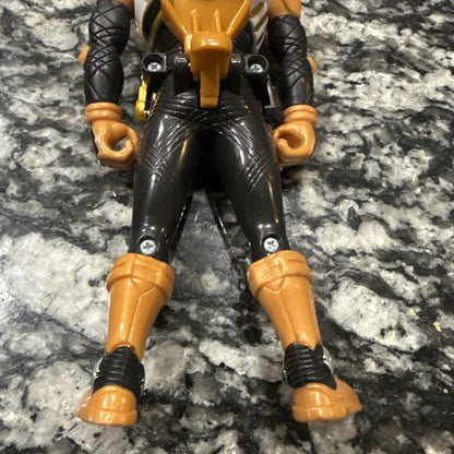 Power Rangers Samurai Gold Ranger Mega Mode 4” Action Figure Pvc Bandai Toy - toyscardscomics