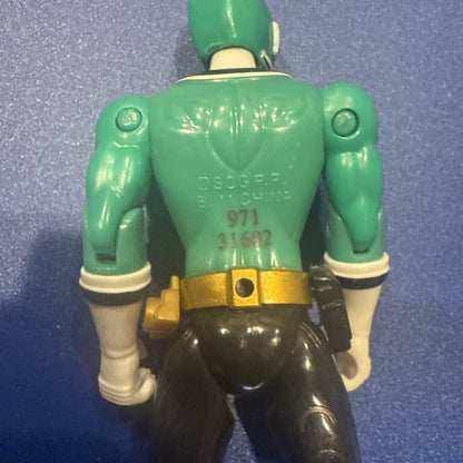 Power Rangers Samurai Green Ranger 4" Action Figure Bandai MMPR - toyscardscomics