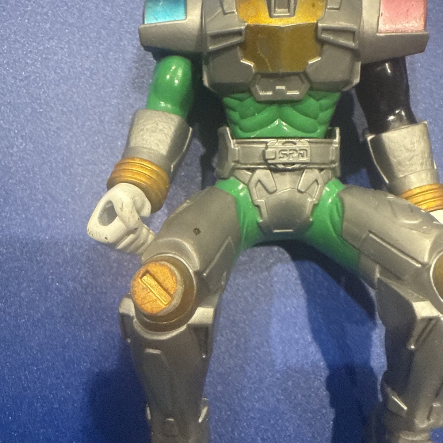Power Rangers SPD Green Patrol Cycle Green Ranger Figure Only D8 (DSC) - toyscardscomics