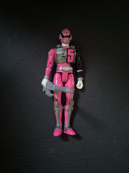 Power Rangers S.P.D. Sound Patrol "Pink Ranger (S.W.A.T.)" with weapon - toyscardscomics