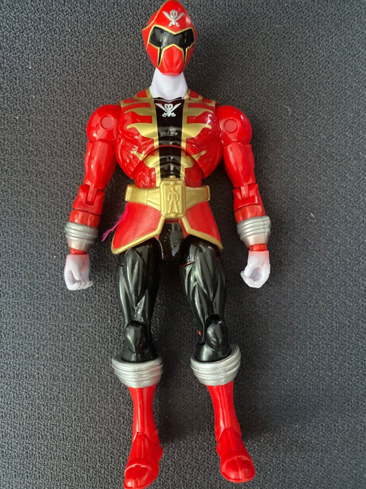 Power Rangers Super Megaforce Red Ranger 10” Action Figure Pirate - toyscardscomics